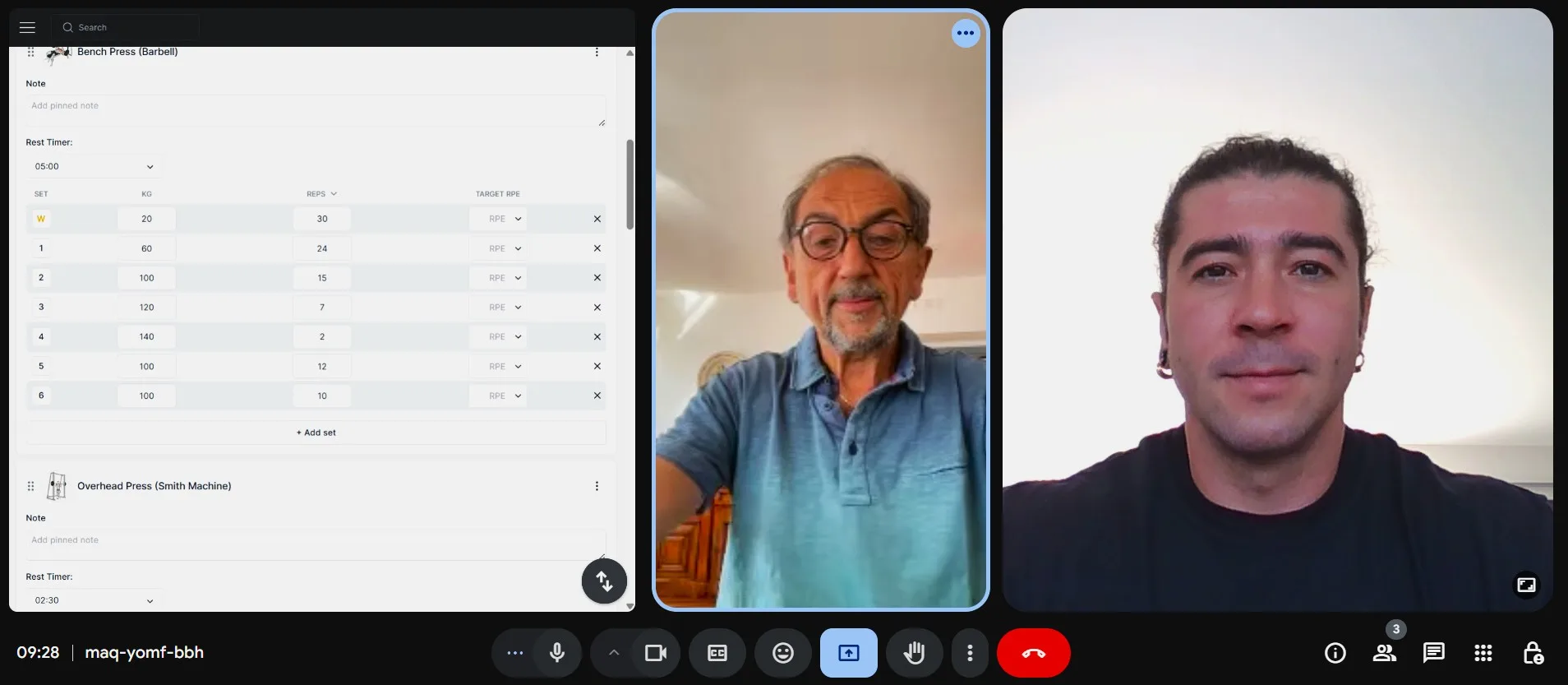 Programme et suivi en ligne